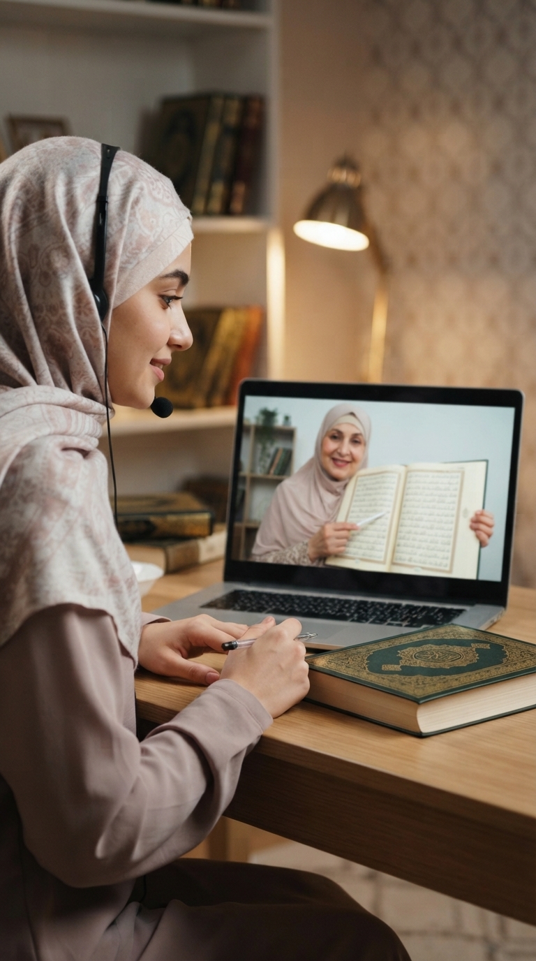 تحفيظ القرآن الكريم للنساء أون لاين