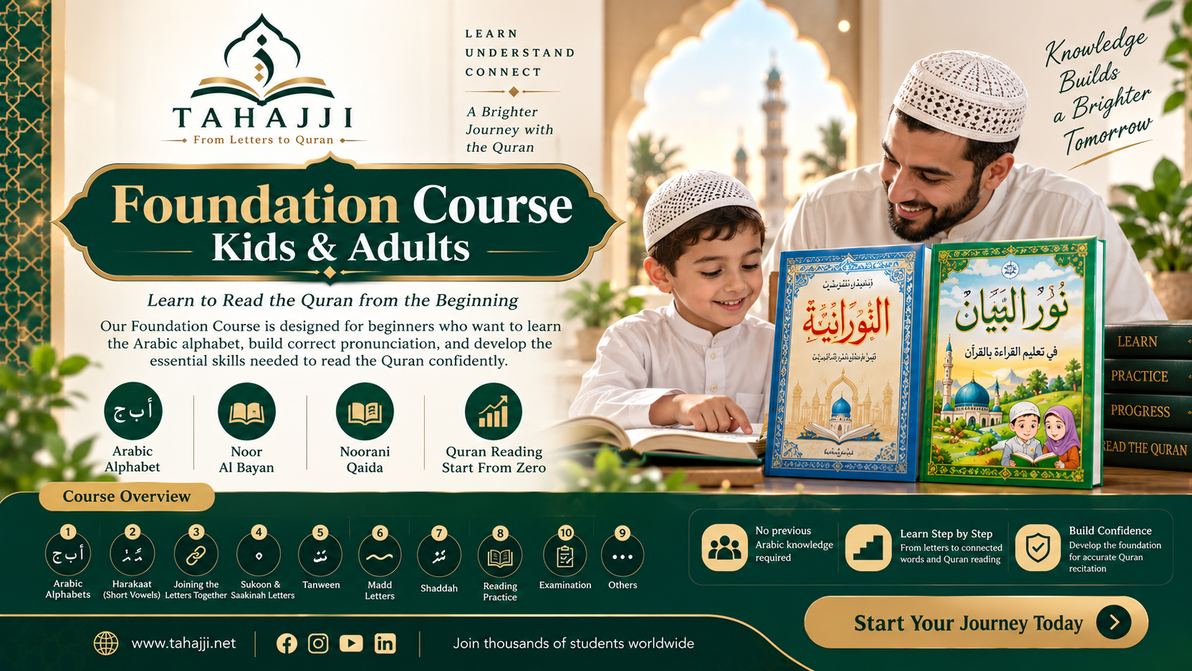 Noor El Byan For Kids & adults The foundation course